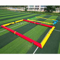 Terrain de football gonflable 3 contre 3, tube de football gonflable
