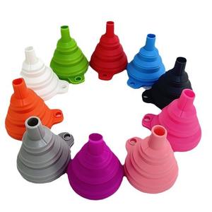 Socan Muitos tamanhos diferentes BPA Free Food Grade Cozinha Gadgets Ferramenta Utensílio Silicone Dobrável Funil Dobrável - Product Image 4