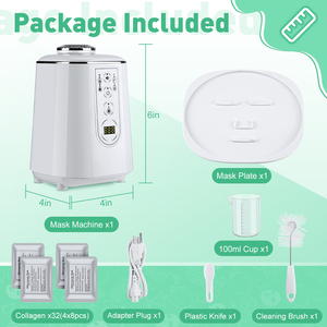Automático Mini Frutas Vegetais Máscara Facial Maker Portátil DIY Máscara Facial Stand EUA Plug Tipo - Product Image 4