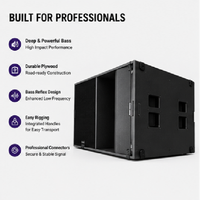 Speaker Line Array LA-KS28 18" X 2 1600W RMS 4 Ohm, SPL Maksimum 131dB, Tahan Lama, Untuk Panggung Konser Luar Ruangan, Audio Profesional