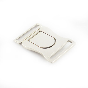 Metal Push Button Quick Release Buckle 25mm Zinc Alloy Side Release For Bags Belts Backpacks <b>Webbing</b> Pet Accessories - Product Image 3