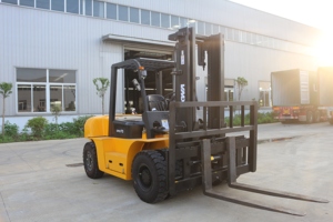 Chariot élévateur diesel de 7 tonnes avec moteur japonais, hydraulique, chariots élévateurs de 7000 kg - Product Image 4