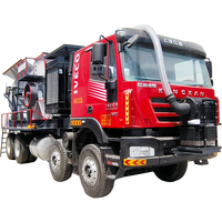 Haute qualité tracteur exploitation camion monté remorque Mobile Rock pierre concasseur à mâchoires usine de concassage minerai concasseur à mâchoires