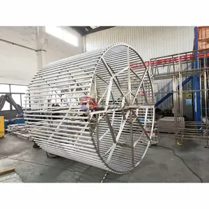 Mini Quick Freezer Spiral Conveyor Cooling Tower With Single Tower