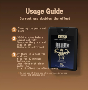 Oem/ODM Mens dương vật massage chậm trễ phun cho xuất tinh sớm phòng chống 15ml thân thiện với môi - Product Image 4