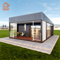 conteneur préfabriquée assemblée panneau sandwich ignifuge maison conteneur moderne avec  coucher avec salle de bain et cuisine