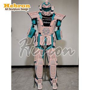Costume de robot LED lumineux et coloré Kryoman et <span class=keywords><strong>David</strong></span> <span class=keywords><strong>Guetta</strong></span> avec casque pour performance - Product Image 4