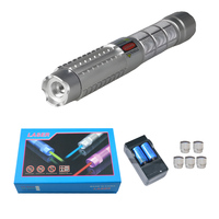 Pointeur laser alimenté par piles, pointeur laser jaune, pointeur laser de poche, haute puissance, longue portée, pour réunions, jeux en plein air