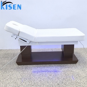 KISEN High-<b>end</b> Salon Furniture 4 Motors Electric Beauty Spa <b>Bed</b> Equipment Luxury Beauty Shop Massage Table Cosmetic Facial <b>Bed</b> - Product Image 5