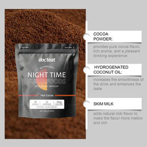 Docteat Cacao en Polvo Sin Azúcar, Mezcla para Bebida Portátil, Nutritiva y Suave, Halal <span class=keywords><strong>Kosher</strong></span>, Baja en Cafeína, Bebida Diaria, OEM, Marca Privada - Product Image 2