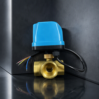 Vanne à boisseau sphérique motorisée 3 voies en laiton de 1 pouce, étanche, DC12V, type L/T, actionnée électriquement, haute qualité, prix bas, OEM pour l'eau
