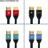 5 Fuß langes 2.0 Adapterkabel 4K Video & Audio Stecker auf Stecker Rot für PS5 Monitor DVD-Player