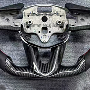 Hot Sale Wholesale Carbon Fiber Perforated Leather Steering <b>Wheel</b> Fit for Cadillac Ct4 Ct5 Auto Steering <b>Wheel</b> - Product Image 5