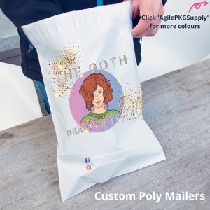 Hot bán buôn biểu tượng tùy chỉnh phân hủy sinh học vận chuyển túi Express <span class=keywords><strong>Poly</strong></span> bưu phẩm gửi thư túi cho quần áo - Product Image 2