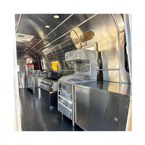 Quiosco de Comida Móvil de Aluminio de Bajo Presupuesto, Venta Directa de Fábrica, Remolque de Comida Rápida para Dulces y Papas Fritas, Servicio de Catering Comercial - Product Image 6