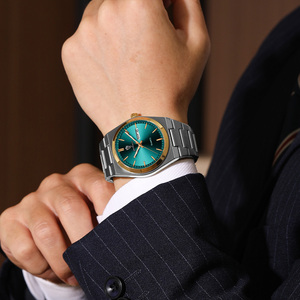 Montre pour homme Gohuos 8807, tendance mode, lumière nocturne, étanche, calendrier, bracelet en acier, montre à quartz haut <span class=keywords><strong>de</strong></span> gamme pour homme, pour le travail et les loisirs - Product Image 6