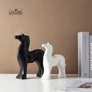 Advanced ceramics home interior decoration design craft handmade home decoration art animal ornaments decorations for home