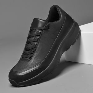 Zapatos Casuales de Cuero de Vaca de Primera Calidad, Color Negro Neutro, Ligeros, Cómodos y Suaves, Estilo Walking, Tendencia 2026 - Product Image 2