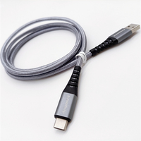 Câble de données USB Type-C mâle/femelle, gaine en PVC TPE, charge rapide 5A, conducteur en cuivre pur, blindage tressé, certifié CE