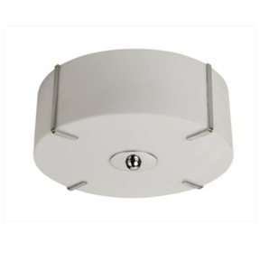 Round Shape 3-<b>Light</b> White Color Fabric Dump Shape Drum <b>Light</b> Ceiling Lamp with Brushed Nickel Metal for <b>Dining</b> Room Kitchen - Product Image 3