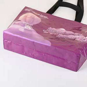 Sac de voyage en nylon tissé de haute qualité avec fermeture éclair, poignée d'épaule, grande capacité, imprimé en couleur, nouveau design - Product Image 3