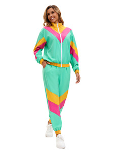 Costumes décontractés hippies pour couples, tenues vintage rock cosplay, grandes tailles pour hommes et femmes, vêtements disco respirants pour Halloween - Product Image 4