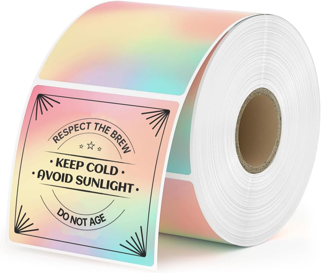 Custom Logo Label Sticker Print Vinyl Paper Roll Packaging Labels Custom Stickers