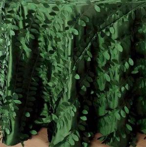 Wholesale 120 132 Inch Taffeta Leaf Petal Rectangular <b>Tablecloth</b> Christmas <b>Party</b> Banquet Wedding Decoration Spandex Material - Product Image 2