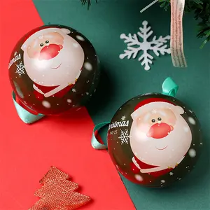 2oz 4oz 빨간 짜개진 조각 둥근 빈 음식 급료 금속 박하 사탕 Jerry 깡통 새로운 도착 귀여운 크리스마스 패킹 간장 왁스 초 주석 단지
