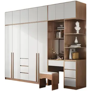 Manufacturer's promotional price modern Apartment PANEL chinese wardrobe closet wardrobe bedroom furniture