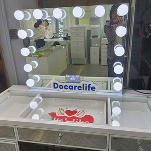 Stock aux ETATS-UNIS! Docarelife — ampoules lumineuses en verre miroir, Style <span class=keywords><strong>Hollywood</strong></span>, Table de toilette, pour courtoisie - Product Image 4