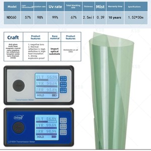 Cassbon gros film de voiture magnétron ion <span class=keywords><strong>négatif</strong></span> antibactérien solaire haute définition haute isolation réflexion de la chaleur PET - Product Image 2