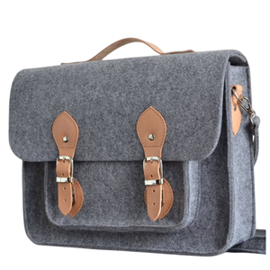 2025 diskon besar-besaran tas kantor flanel komputer Laptop untuk tas Laptop bulu Kempa Premium kustom - Product Image 1