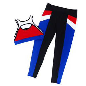 Caída de la venta caliente de la nueva moda de mujer <span class=keywords><strong>ortograf</strong></span>ía yoga deportes traje de yoga conjunto - Product Image 1