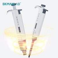 BKMAMLAB Micro Pipette Échantillonneur biologique multi-canaux en plastique réglable Micro Pipettor OEM