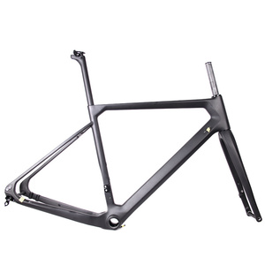 <span class=keywords><strong>Cadre</strong></span> de vélo de gravier en fibre de carbone Lightcarbon, 700*41C ou 650B*1.9'' <span class=keywords><strong>Cadre</strong></span> de vélo de <span class=keywords><strong>route</strong></span> en carbone / <span class=keywords><strong>Cadre</strong></span> de vélo de gravier + Fourche - Product Image 3