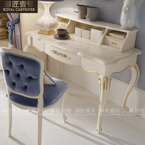 Letto Singolo in Legno Massello Stile Francese Europeo per Bambini, Camera <span class=keywords><strong>da</strong></span> Letto di Lusso per Villa Francese, Letto per Ragazze/Ragazzi, Camera dei Bambini - Product Image 4