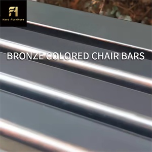Modern Double Seat <strong>Wooden</strong> Garden Courtyard <strong>Benches</strong> Factory Hot <strong>Sale</strong> Aluminum Black Iron <strong>Bench</strong> for Park School Hotel-Outdoor - Product Image 4