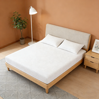 Draps de mise à la terre en fibre d'argent 25% et coton biologique 75% avec testeur de prise et stylo de test, kit de draps de lit connectés à la terre, literie connectée à la terre