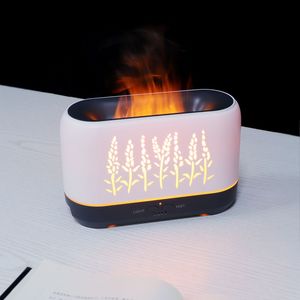 Difusor de Aroma Ultrasónico JCSY-1689 de 200 ml con Efecto de Llama, Humidificador de Escritorio para Uso en el Hogar y la Oficina - Product Image 2