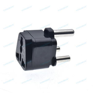 Adaptor steker daya tembaga Universal 250v 15a AU UK EU AS ke India Israel Malaysia Besar Afrika Selatan tipe <span class=keywords><strong>M</strong></span> - Product Image 5