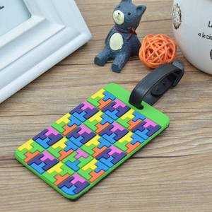 Étiquettes de bagages valise, porte-cartes, nouvelle valise, tour Eiffel/tournesol, dessins animés, 1 pièce - Product Image 4