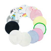 Mehrweg Bambus Make-Up kosmetik puff Entfernen organische baumwolle pad Runden Gesichts Pads Gesichts Reinigung Toner Pads