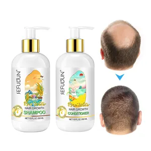 SEFUDUN Private Label Wholesale Suppliers Natural Organic Rice Water Shampoo And Conditioner Set for Hair Growth