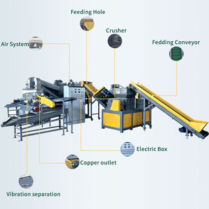Vaner 폐알루미늄 구리 와이어 재활용 분리 기계 케이블 구리 파쇄기 그래뉼 동선 과립기 - Product Image 4