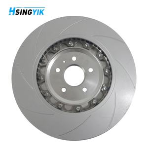 Disco de Freno de Rotor Delantero de 2 Piezas Hsingyik para Audi TT TTRS Seat <span class=keywords><strong>Leon</strong></span> 8J0615301K 370X32MM - Product Image 4