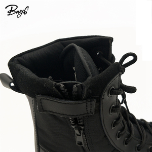 Giày nam cao su đen chất lượng cao 7 inch, thoải mái, đặt may - Product Image 6