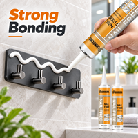 Adhésif de construction 310 ml sans clou pour la décoration intérieure, les garnitures en bois, les panneaux en PVC et les matériaux de construction