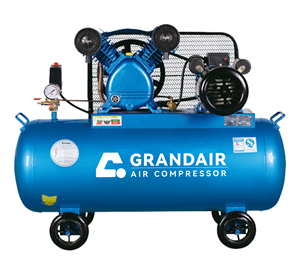 Compresor de Aire de Pistón Portátil GRANDAIR HS1708, Lubricado, Refrigerado por Aire, de Una Etapa, Accionado por Correa - Product Image 4
