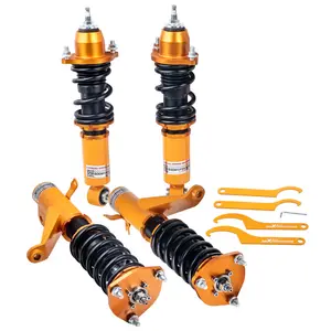 MaXpeedingrods Coilovers Kit Peredam Kejut untuk Acura RSX Honda Integra DC5 Suspensi Penurun Guncangan